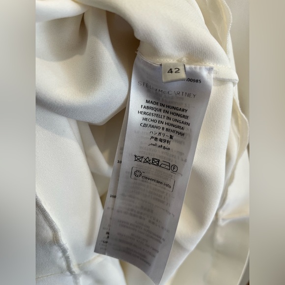 Stella McCartney white dress with elbow sleeves - Picture 5 of 5